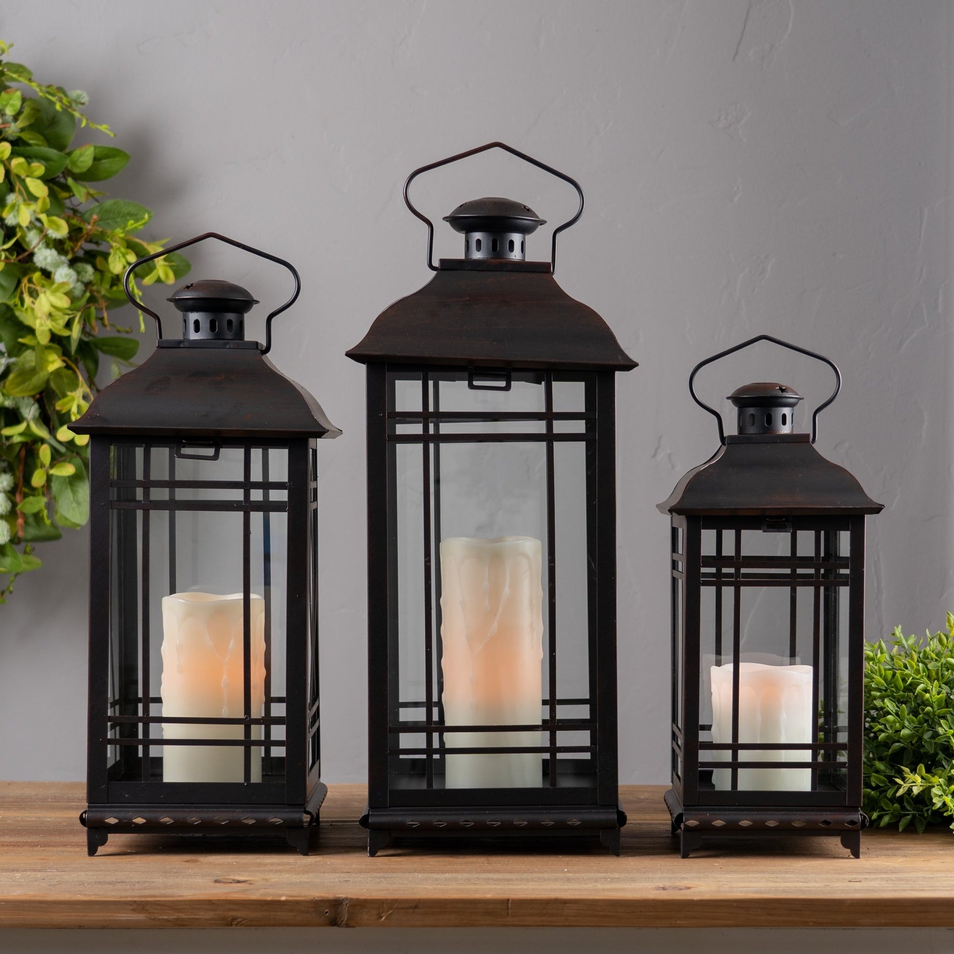 Noir Hearth Lanterns