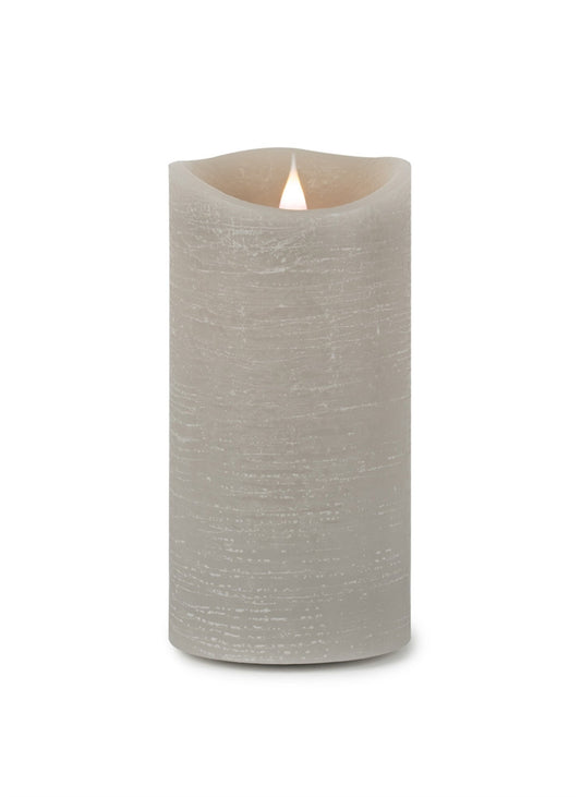 Cozy Grey LED Wax Candle with Handy Remote